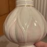 Vintage Belleek Porcelain Lotus Blossom Spill Vase Image 4