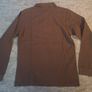 Fred Perry Long Sleeve Polo Shirt Small S Brown Image 4