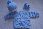 Handmade baby cardy sets 3-6 months