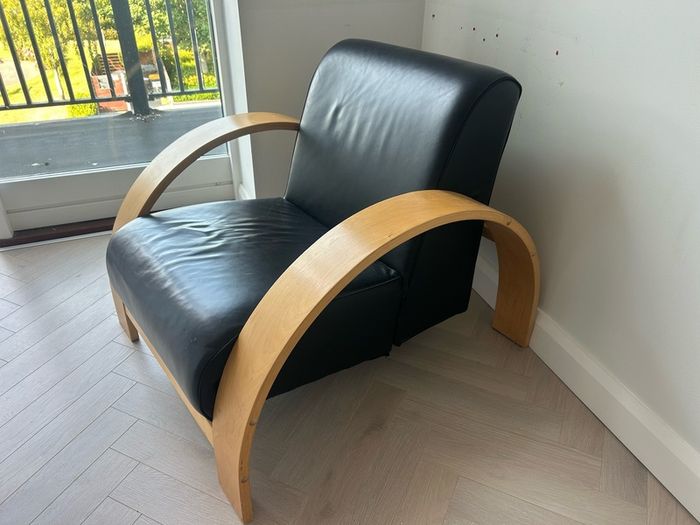 leather armchair