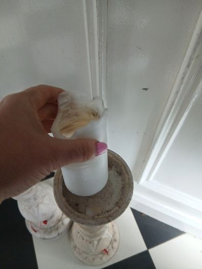 tall candle holder