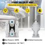 Air-Operated Double Diaphragm Pump 25.4mm(1 inch) Inlet/Outlet 113 L/min(30GPM) Polypropylene Max 7 bar(100PSI) for Chemical and Industrial Use Image 3