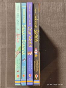 Usborne Look Inside Books Set (4 Books) Brand New, Perfect Condition