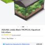 AQUAEL leddy black tropical aquarium 54L 60cm Image 4