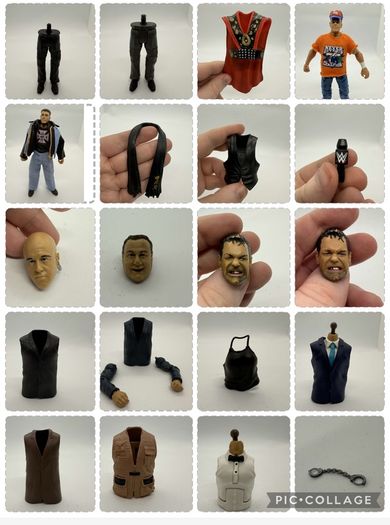 wwe Wwf WWE wrestling wrestlers figures Accesories ,Weapons & Clothing