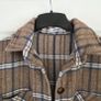 Brown Ladies shirt jacket plaid, size S Image 3