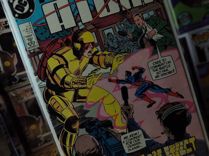 Power Of Atom ! Issue #3 ! Copper Age Comic from 1988 ! by DC Comics !