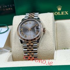 ichrono.ie ichrono Rolex Datejust 2024 Roman diamond Dial 18k rose Gold/Steel 31mm