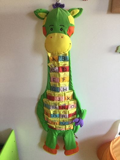 Alphabet Giraffe wall hanging