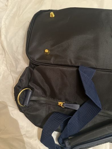 VERSACE PAFUMS Men's Large Black & Blue Sports / Travel / Weekender / Gym Bag