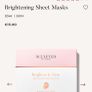 Sculpted by Aimee Brighten & Glow 3 pack Face Masks Image 3