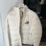 White Moncler Coat men Image 2
