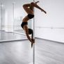 Professional Dancing Pole, Spinning Static Dancing Pole Kit, Portable Removable Pole, 45mm Heavy-Duty Stainless Steel Pole, Height Adjustable Fitness Pole, for Exercise Home Club Gym, Silver Image 5