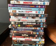 DVDs Approximately 85 individual DVDs