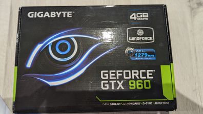 Gigabyte NVIDIA GeForce GTX 960 4GB WindForce Graphics card GV-N960WF20C-4GD