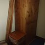 Single bed frame, wardrobe,locker. Image 3