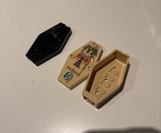 lego Egyptian coffin pieces x 3