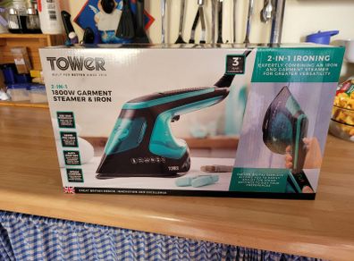 Tower 2-in-1 Garment Steamer & Iron