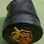 Russian Vodka Shot Glasses Set & Case with Metal KGB USSR Badge Image 6