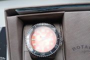 rotary watch orange seiko