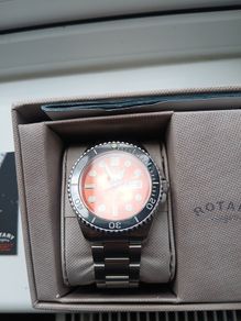 rotary watch orange