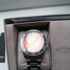 rotary watch orange