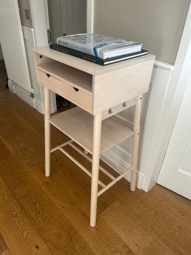 Wooden standing desk