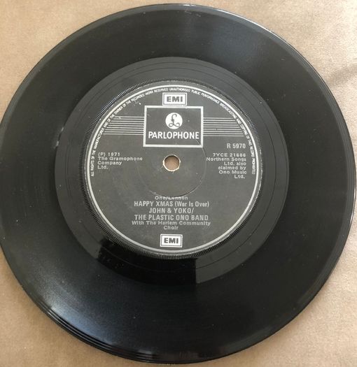 John & Yoko - Happy Xmas (War Is Over) Vinyl 7 Inch Irish