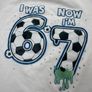Kids White Short Sleeved Birthday 6-7 meme T-Shirt Image 2