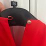 Coral red blouse - size 10 - 3/4 sleeves Image 4
