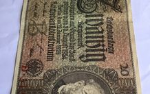 1929 German 20 ReichMark Banknote