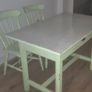 farmhouse table + 2 chairs Image 2