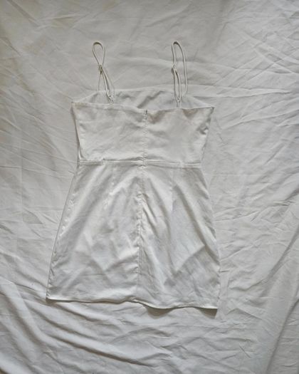 Superdown White Mini Heart Cutout Dress RRP 80E