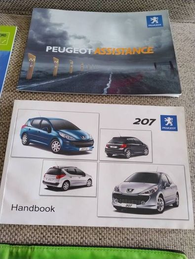 Peugeot 207 car manual with Keyfast key fob all in in excellent condition with no issues FREE STANDARD POSTAGE INCLUDED