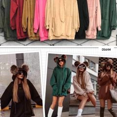 Oversize POm POm Hoodie