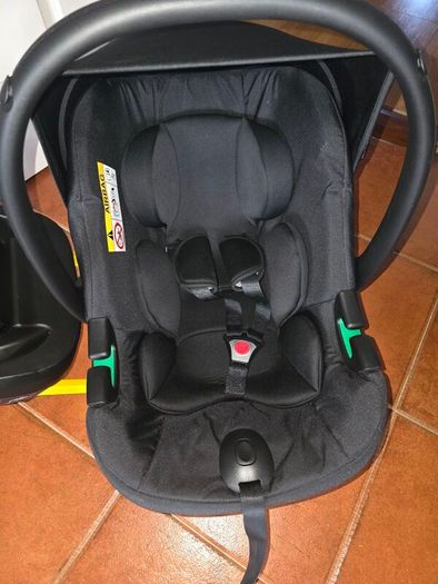 Baby car seat with isofix