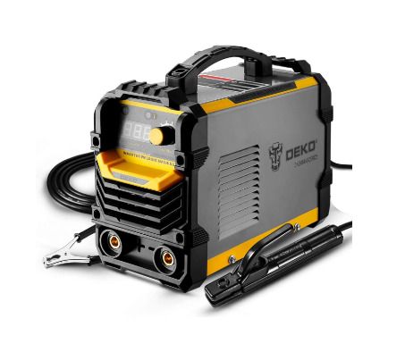 DEKO Welder 220V MMA 250A ARC Welder Electrode Holder, Work Clamp, Input Power Adapter Cable