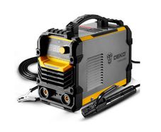 DEKO Welder 220V MMA 250A ARC Welder Electrode Holder, Work Clamp, Input Power Adapter Cable