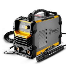 DEKO Welder 220V MMA 250A ARC Welder Electrode Holder, Work Clamp, Input Power Adapter Cable