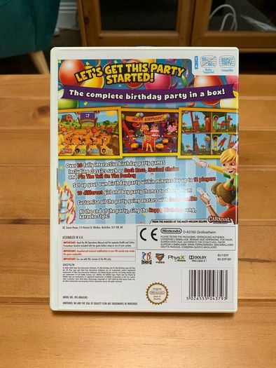 It's my Birthday Wii game