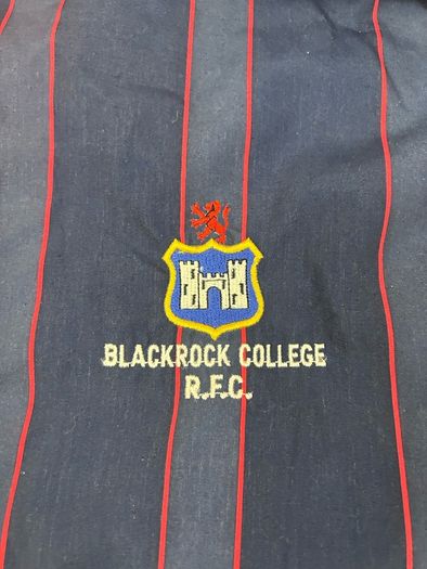 Ultra Rare Vintage 90s Umbro Blackrock College RFC Rugby Jacket Mens XL