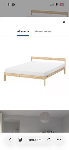 IKEA Neiden double bed
