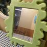 Cloud Shaped Child's Mirror (Green) Image 2