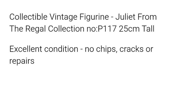 regal collection Juliet