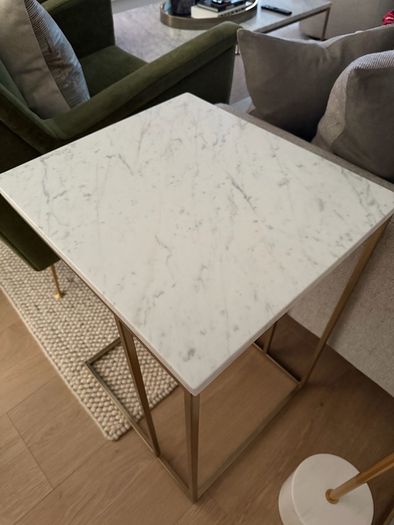 West Elm Marble Side Table