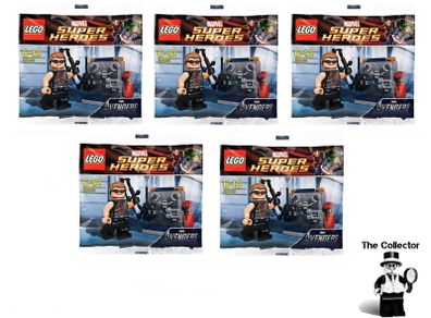 LEGO 30165 Lot Of 5 Super Heroes Hawkeye Polybags With Equipment Set Bagged Brand New Sealed