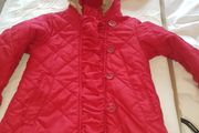 Girls Quilted Red Coat - see photo