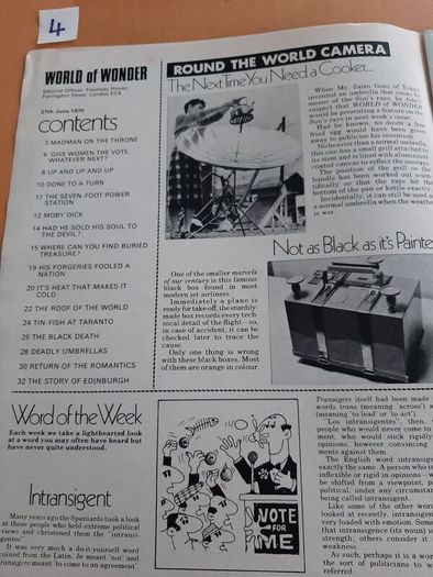 'World of Wonder' 1970s issues