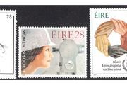 1986 Ireland Anniversaries: Centenary of Dublin, Counsel of Trade Unions, "Woman in Society", Statement of Ireland (Arthur Griffith) and International Year of Peace Commemorative Stamps Mint Never Hinged (MNH)