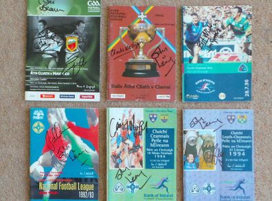 Dublin GAA legends autograph collection
